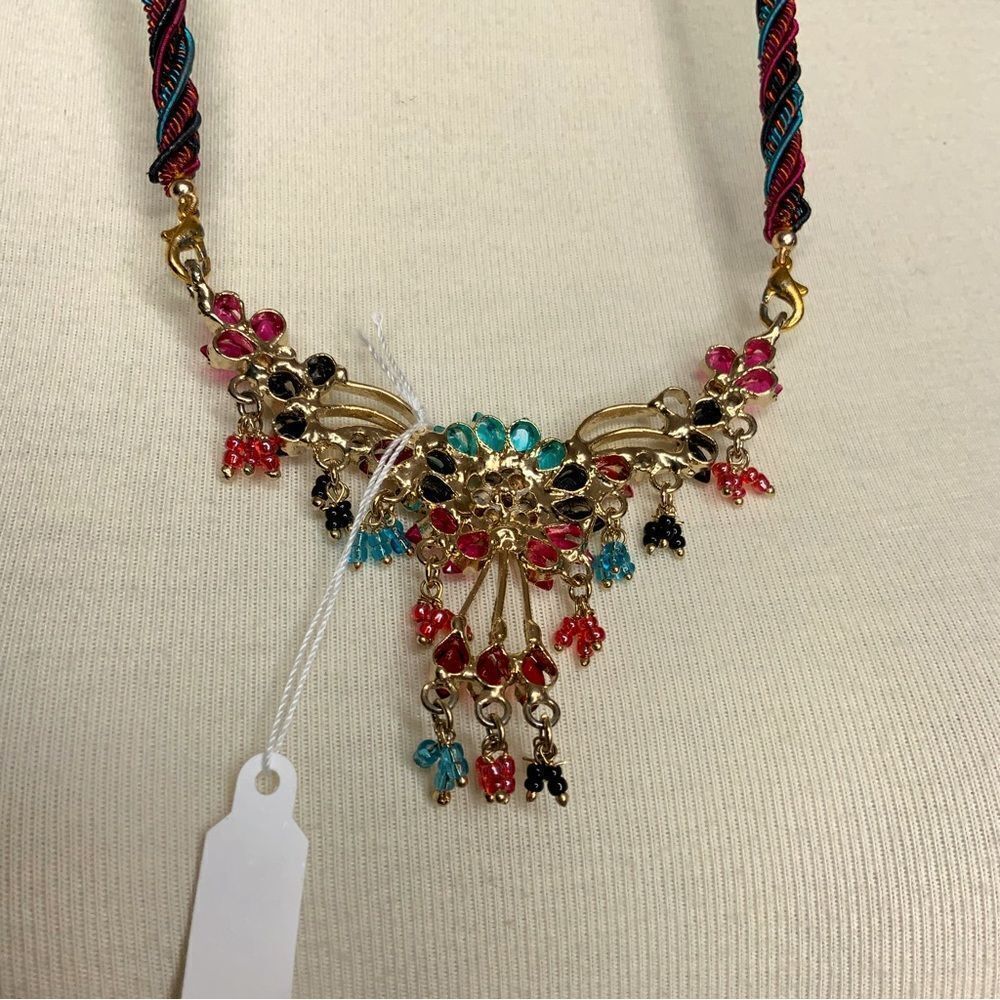 RHINESTONE adjustable cord, interchangeable necklace - Picture 7 of 11